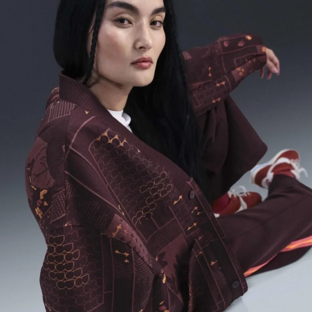 RARE NIKE Naomi Osaka Jacquard Jacket size XXL - Picture 11 of 13